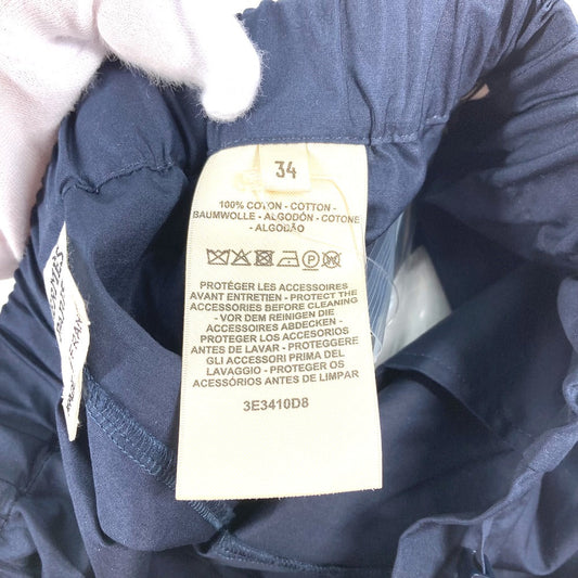 HERMES Shorts cotton Navy apparel Women 34  d