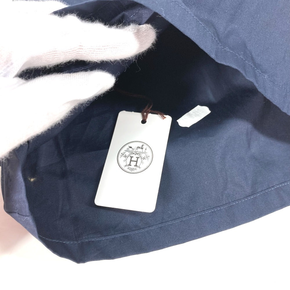 HERMES Shorts cotton Navy apparel Women 34  d