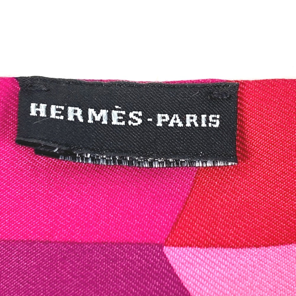 HERMES scarf silk pink Horse Cheval Horse Twilly Twilly Women  d