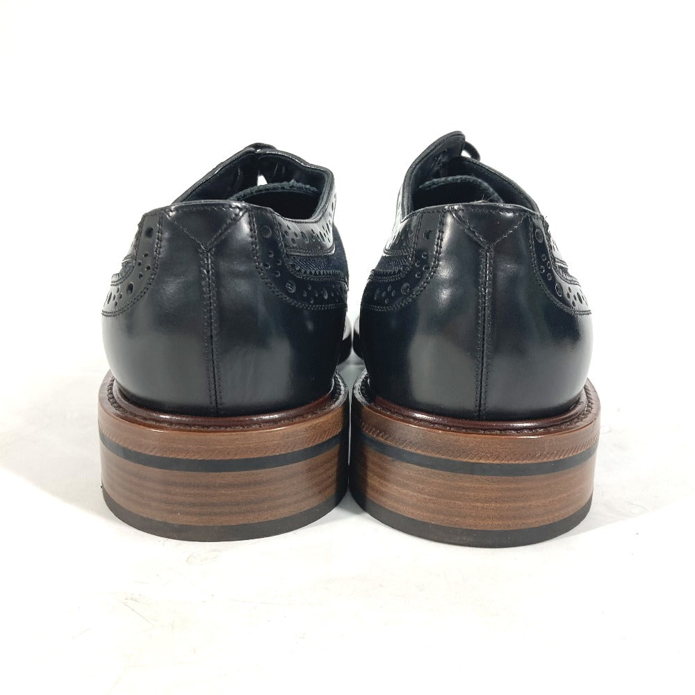 LOUIS VUITTON Dress shoes Leather, Denim Navy denim mens 5