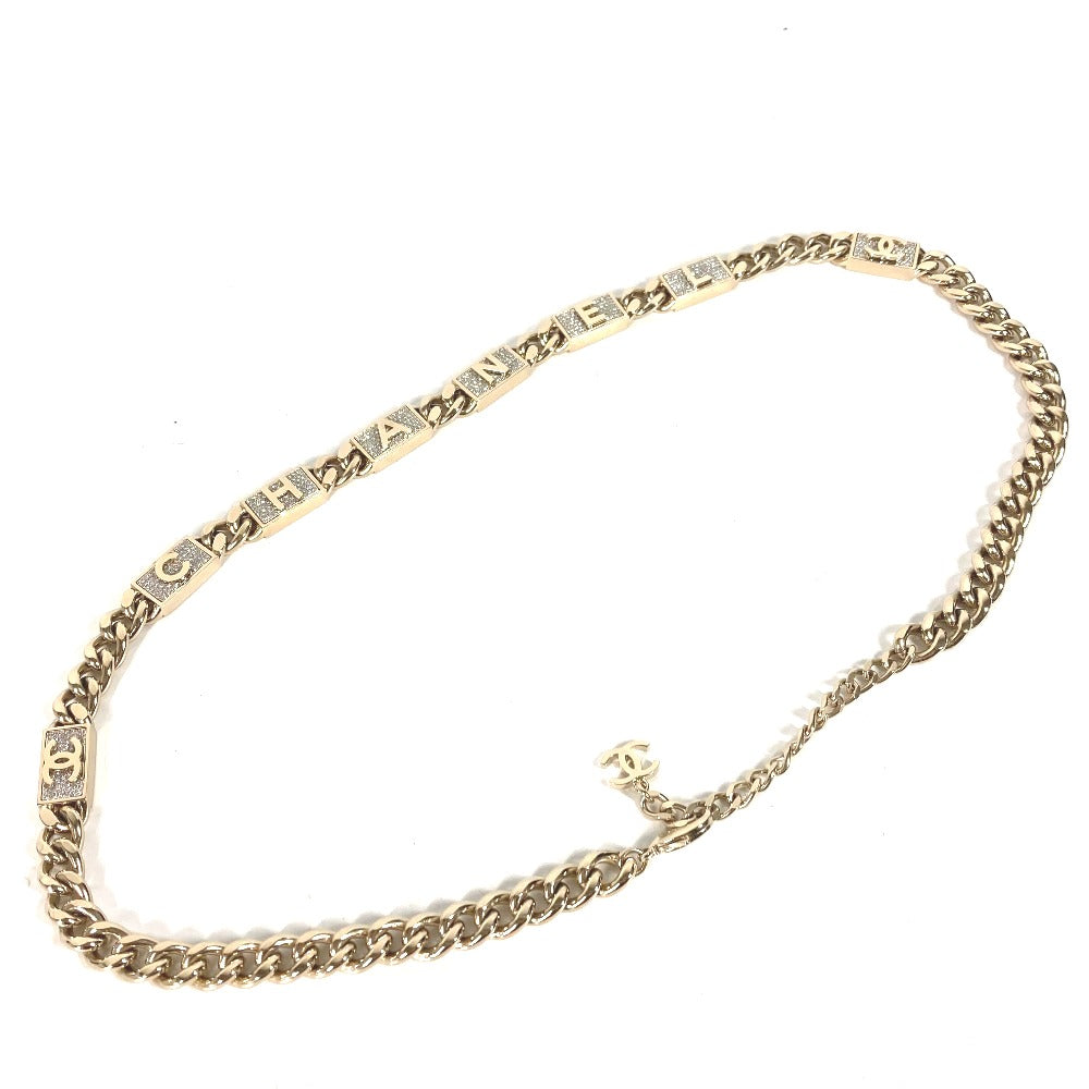 CHANEL belt metal gold B21C COCO Mark Chain belt Women  d