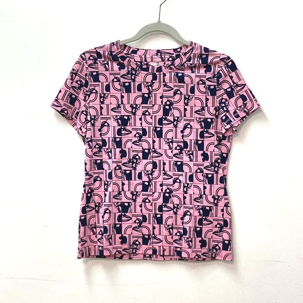 HERMES Short sleeve T-shirt cotton pink apparel short sleeves Brides de Gala en De e Women 36  d
