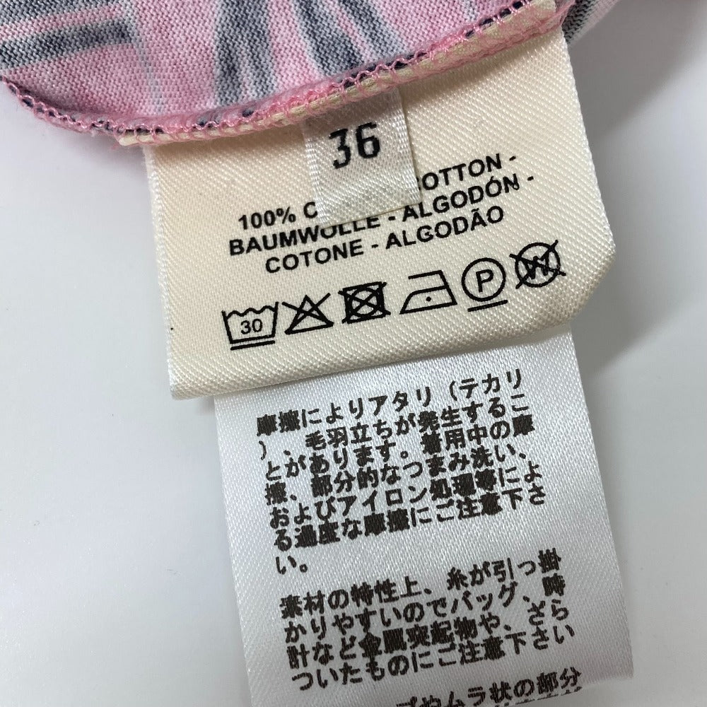 HERMES Short sleeve T-shirt cotton pink apparel short sleeves Brides de Gala en De e Women 36  d