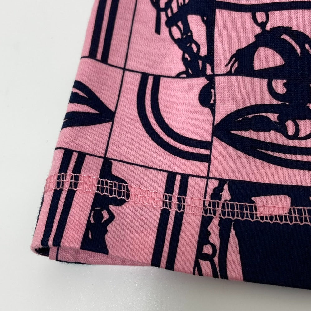 HERMES Short sleeve T-shirt cotton pink apparel short sleeves Brides de Gala en De e Women 36  d