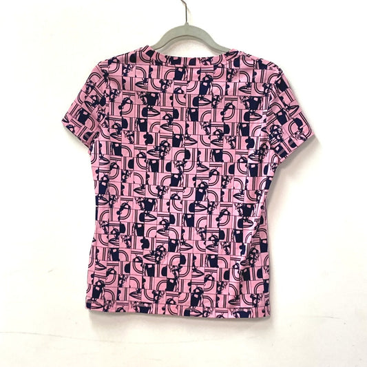 HERMES Short sleeve T-shirt cotton pink apparel short sleeves Brides de Gala en De e Women 36  d