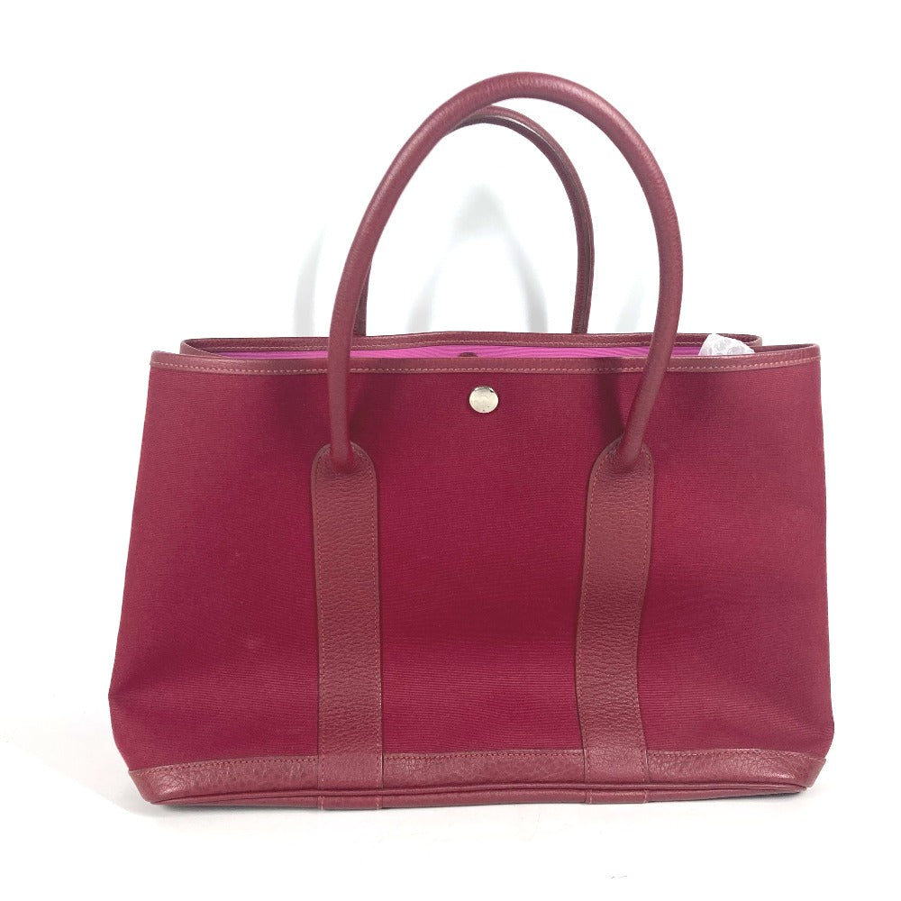 HERMES Shoulder Bag Toile Officier, Negonda Red Garden party PM Women  d