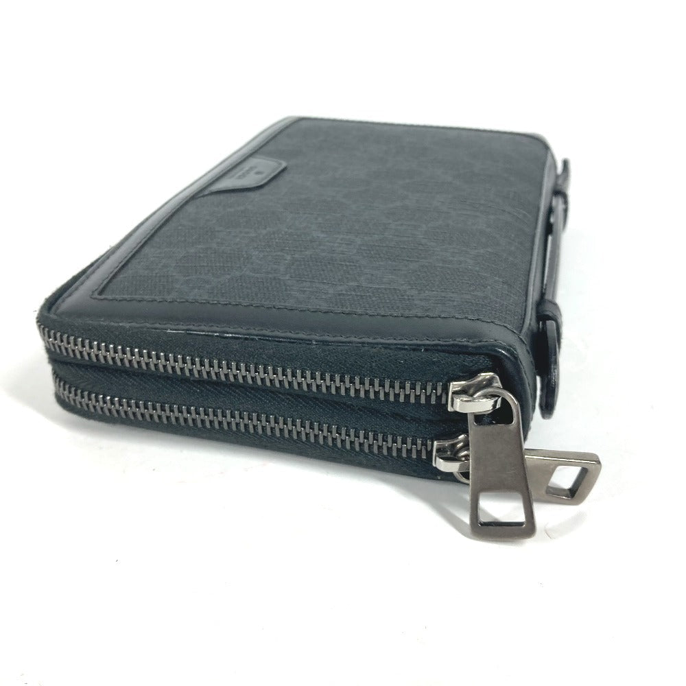 GUCCI Long Wallet Purse 395708?@ GG Supreme canvas, leather black handbag bag GG Supreme Travel Case mens