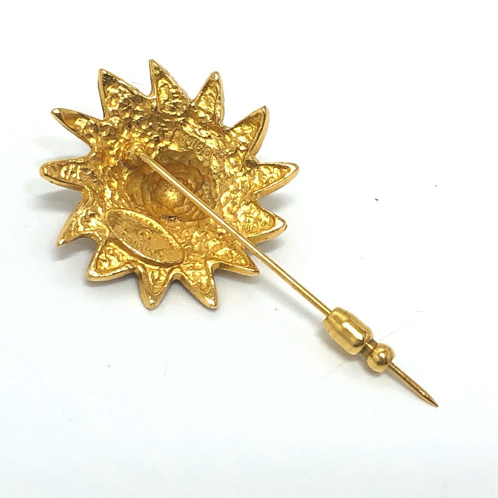 CHANEL Brooch metal gold   Lion Women