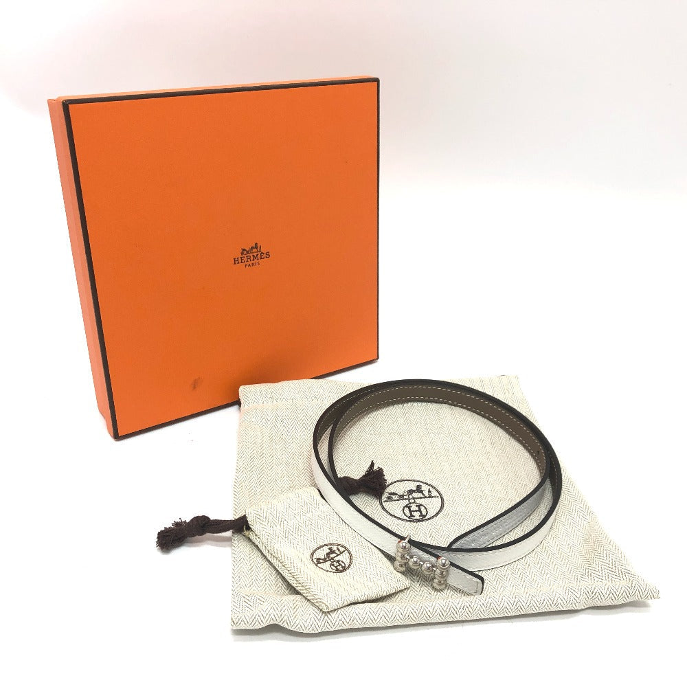 HERMES belt Epsom, Swift gray bubble Women 75  d