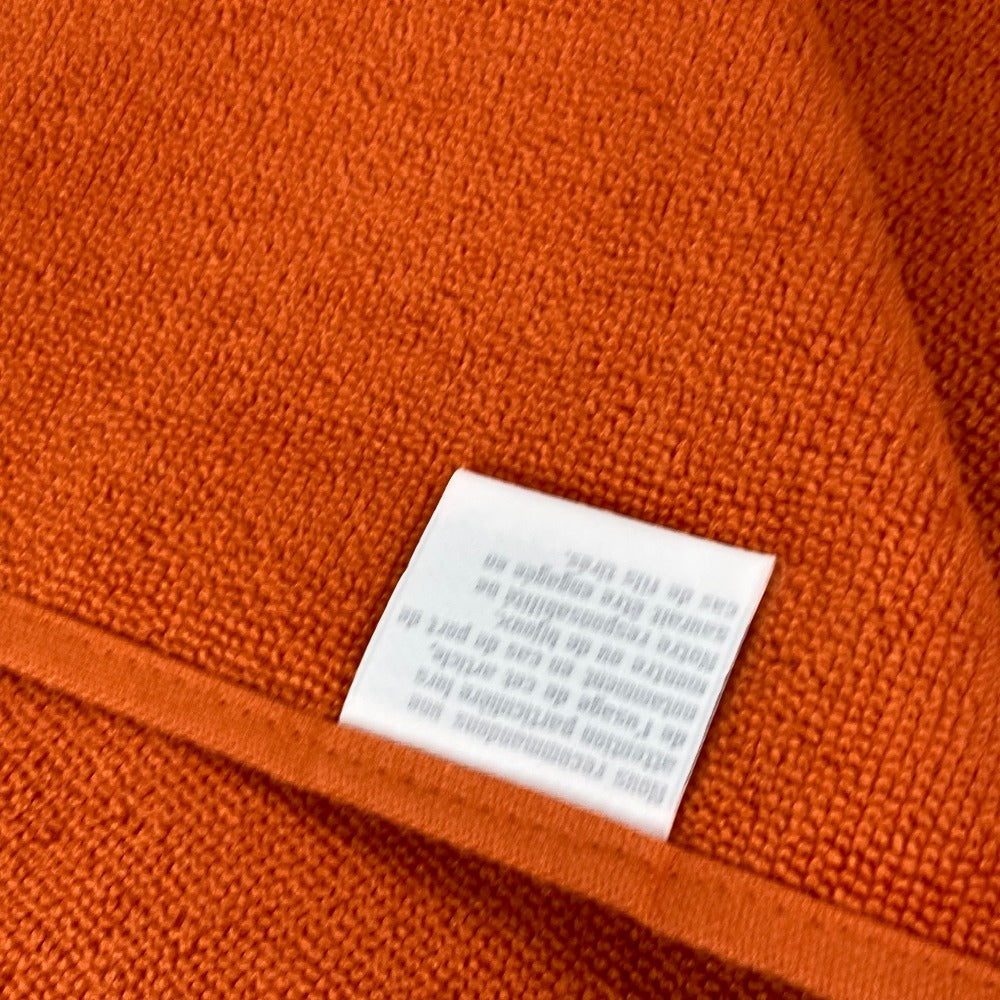HERMES towel cotton Orange fringe Sailing Women  d