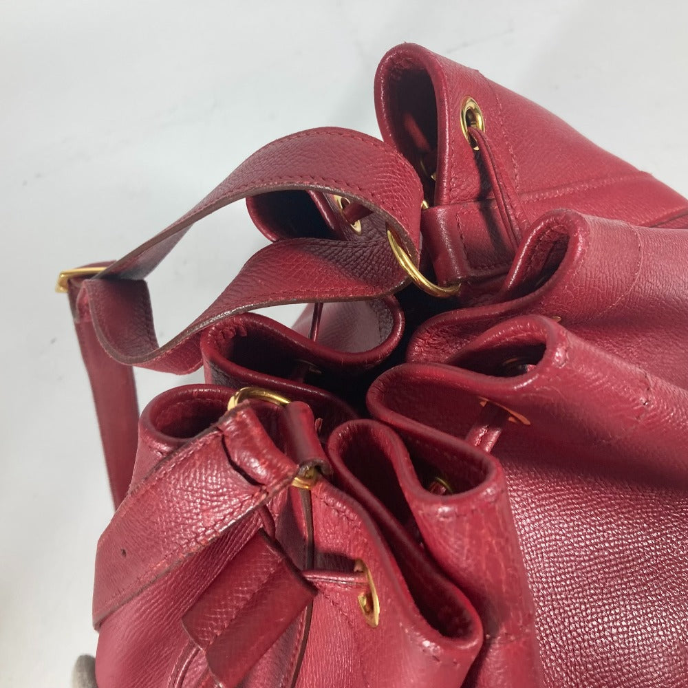 HERMES Shoulder Bag Courchevel Red Crossbody Market GM Women  d