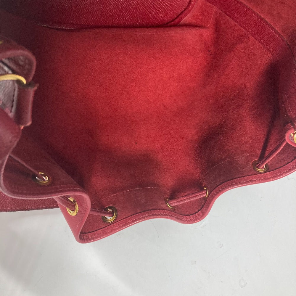 HERMES Shoulder Bag Courchevel Red Crossbody Market GM Women  d