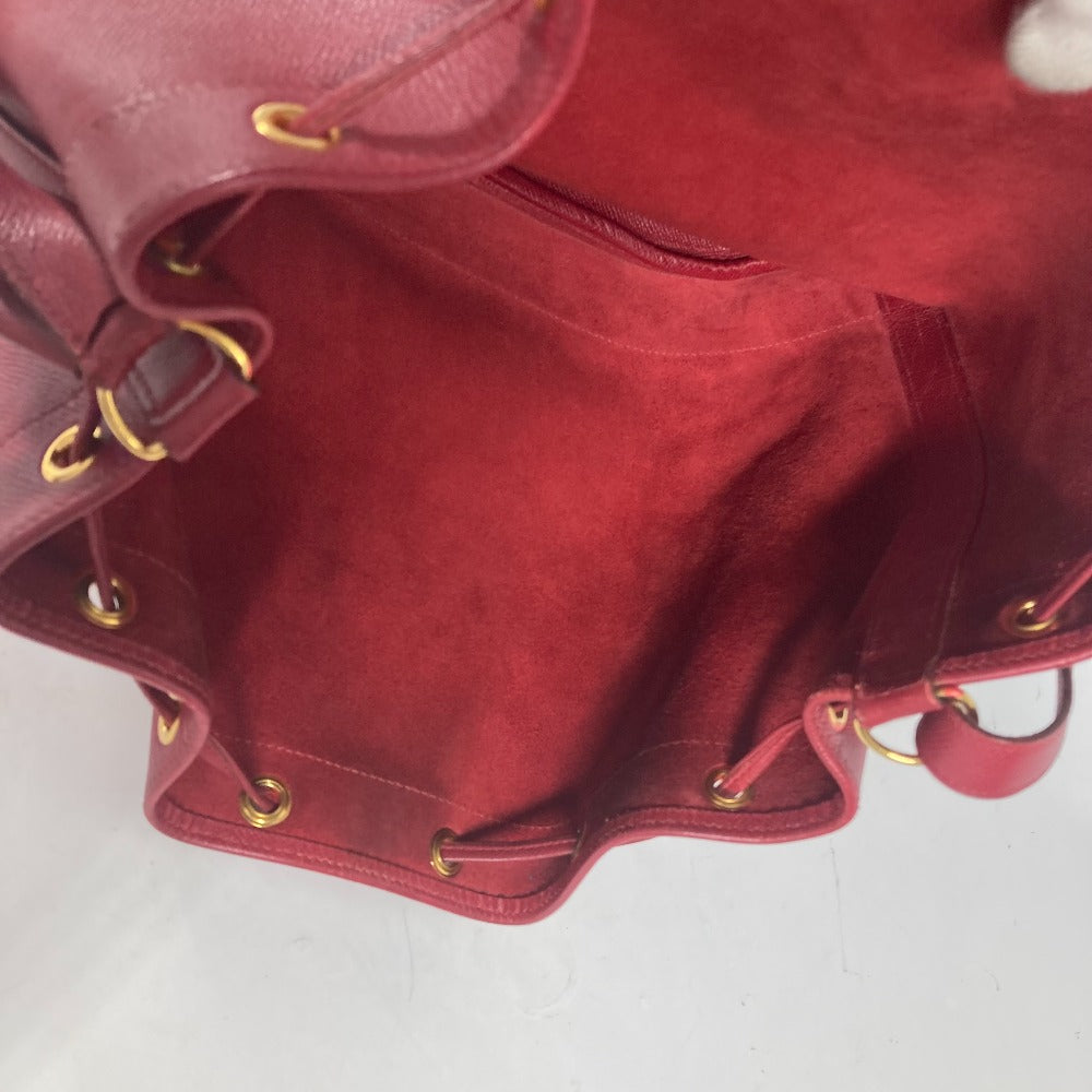 HERMES Shoulder Bag Courchevel Red Crossbody Market GM Women  d