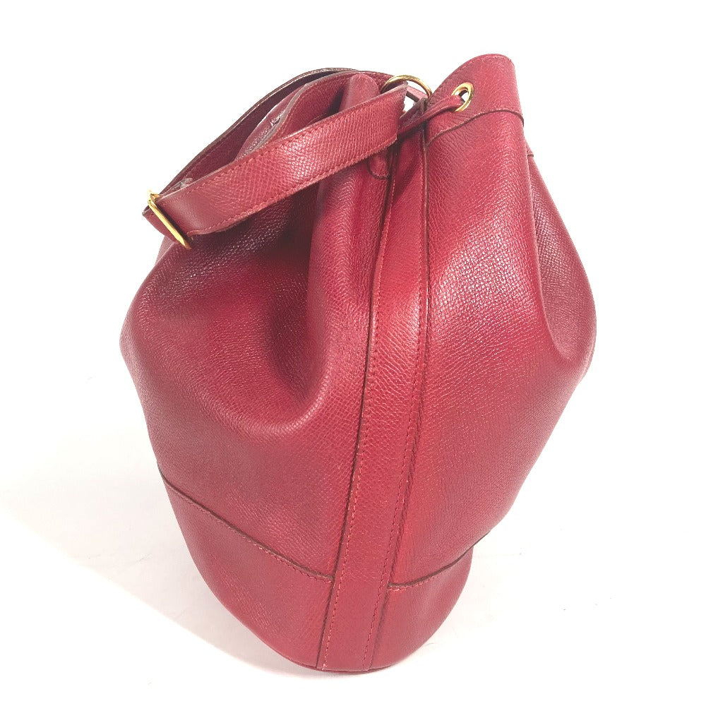 HERMES Shoulder Bag Courchevel Red Crossbody Market GM Women  d