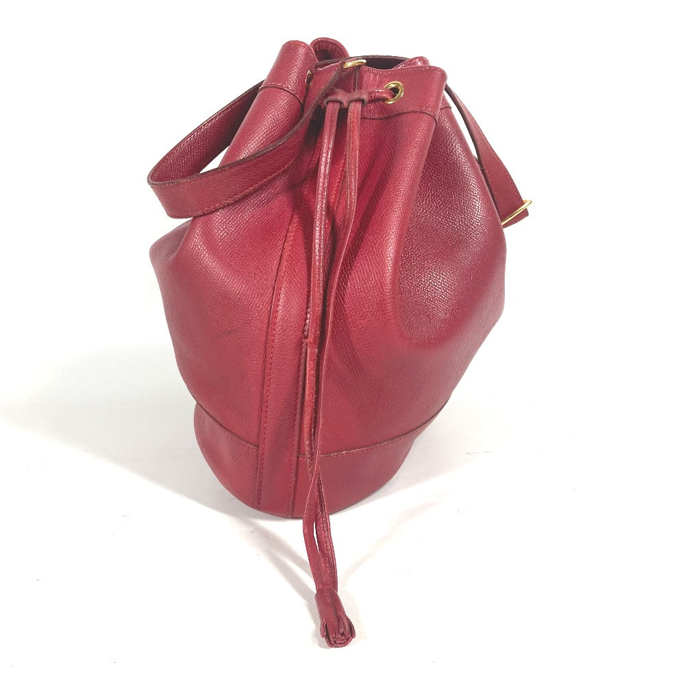 HERMES Shoulder Bag Courchevel Red Crossbody Market GM Women  d