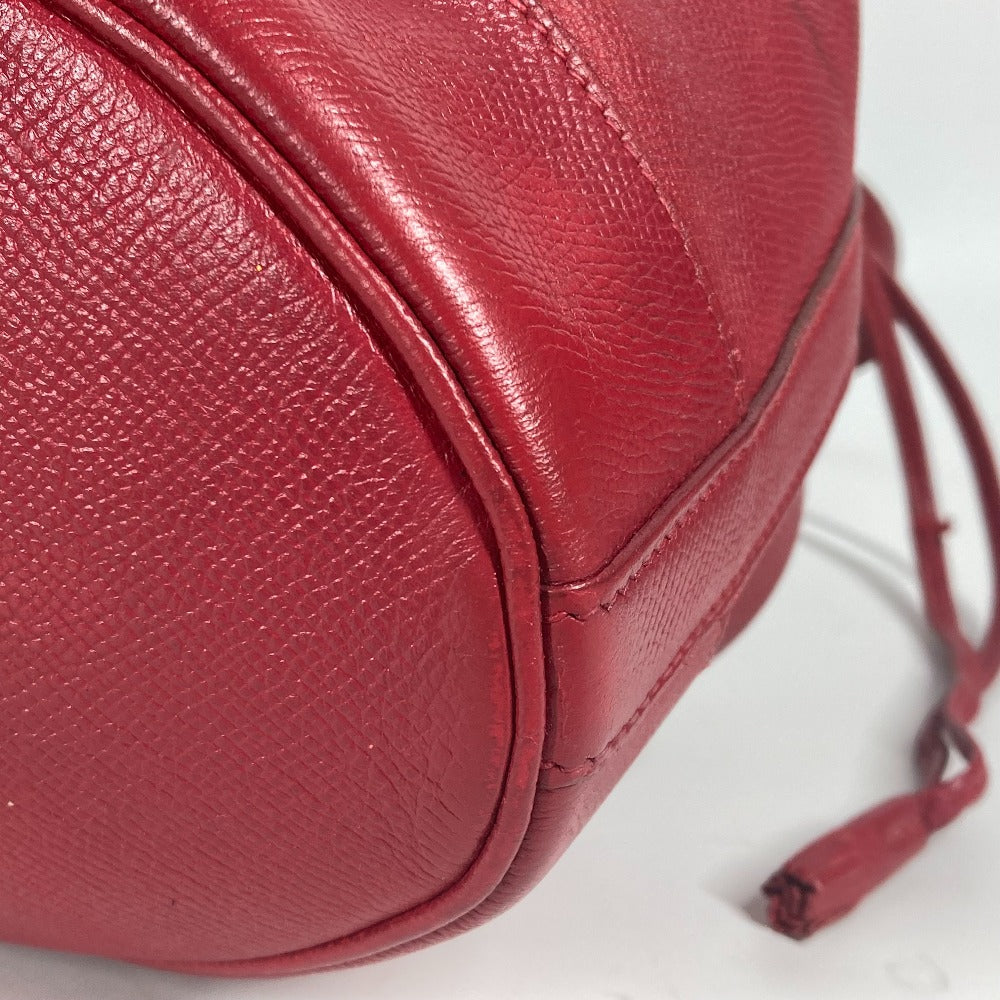HERMES Shoulder Bag Courchevel Red Crossbody Market GM Women  d
