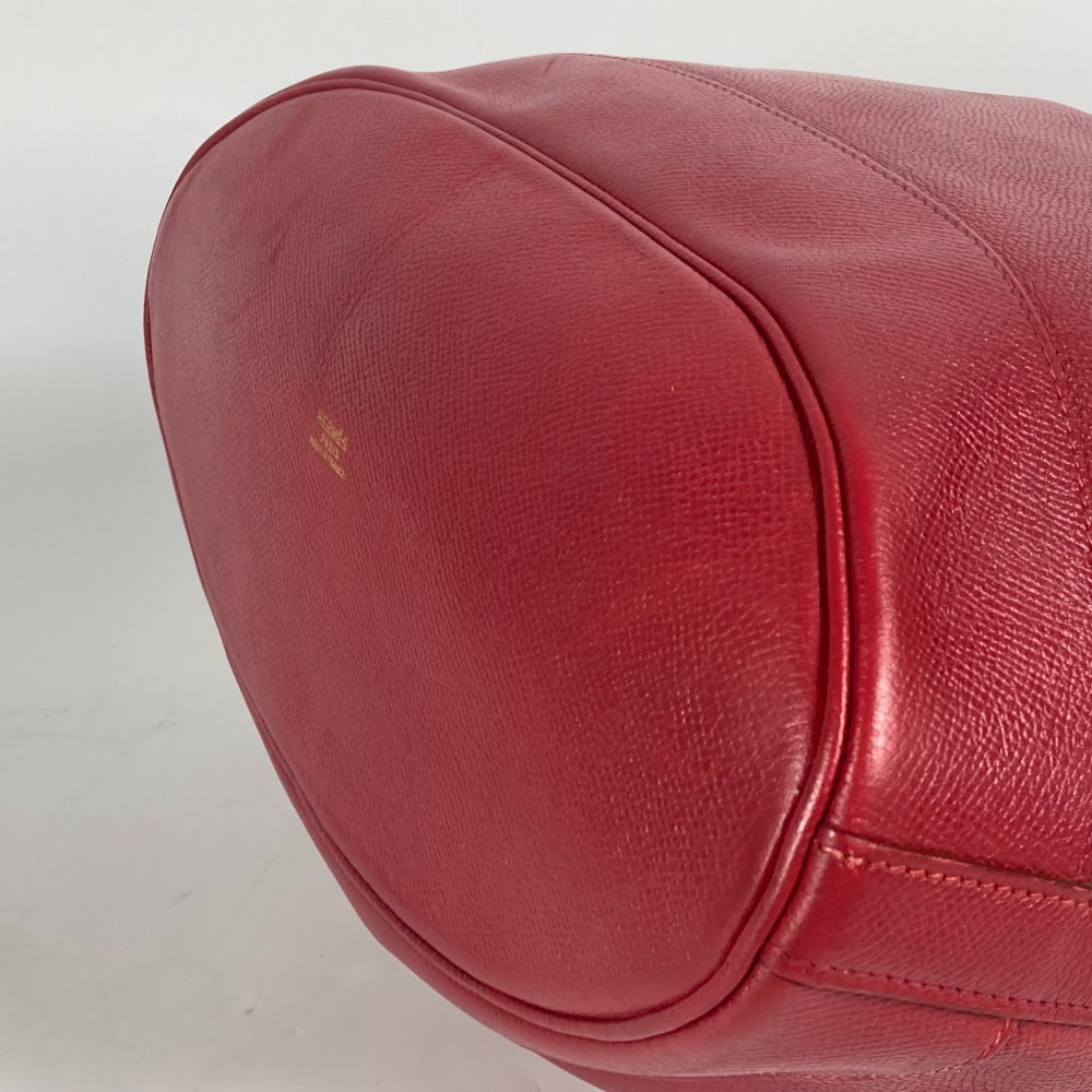 HERMES Shoulder Bag Courchevel Red Crossbody Market GM Women  d