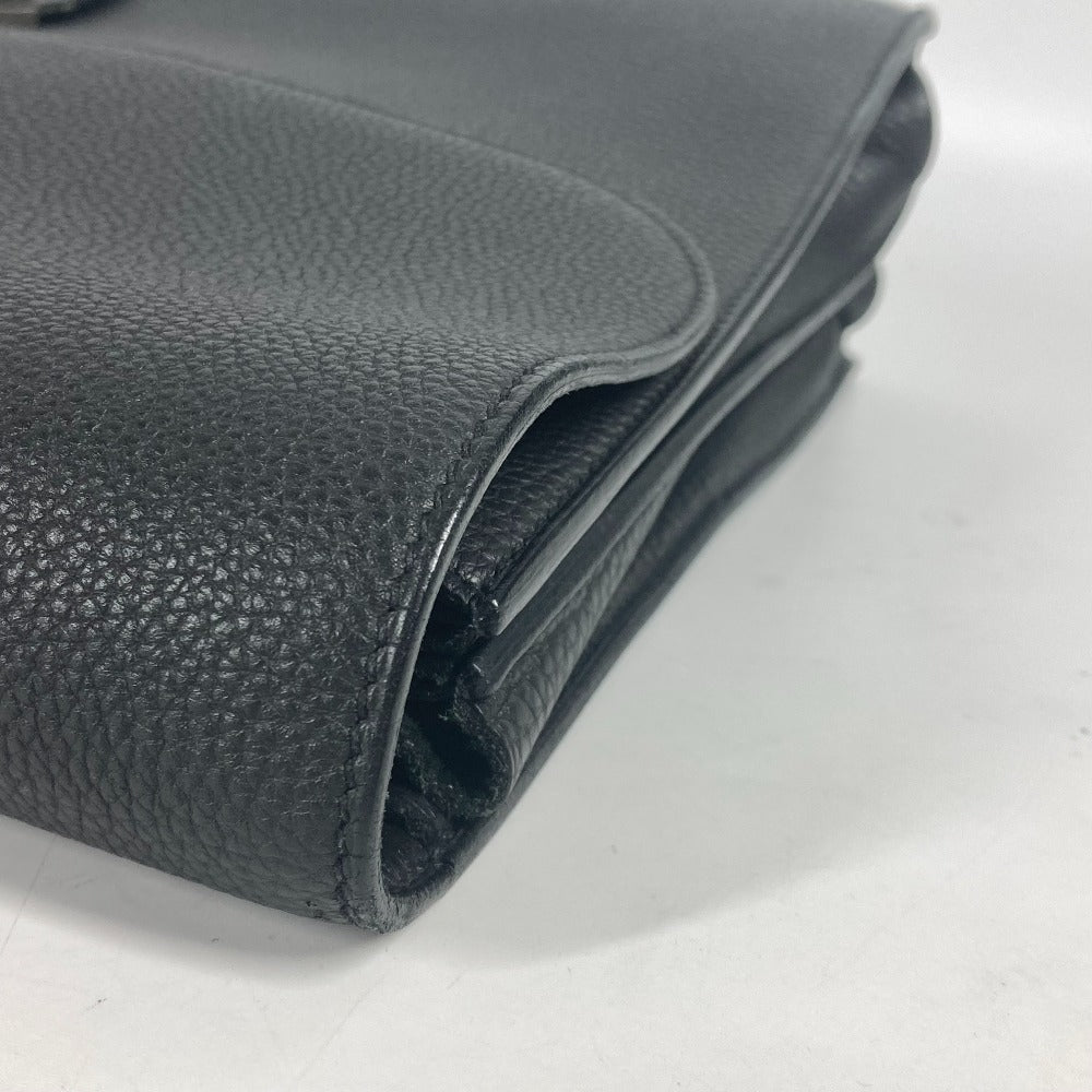 HERMES Business bag Togo black Briefcase Sac Adepeche 38 mens  d