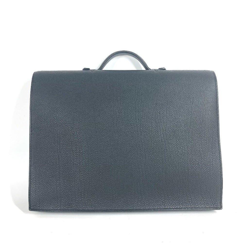 HERMES Business bag Togo black Briefcase Sac Adepeche 38 mens  d