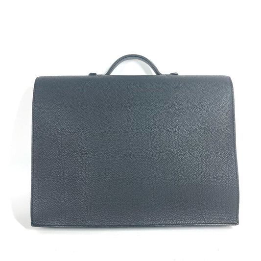 HERMES Business bag Togo black Briefcase Sac Adepeche 38 mens  d