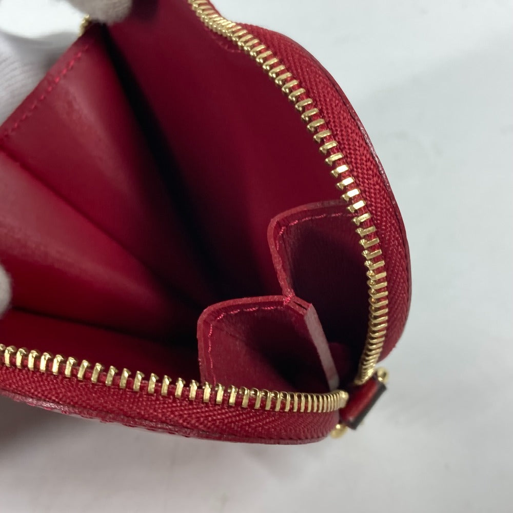 LOUIS VUITTON Coin case M93562 Monogram Vernis Canvas Red Monogram Vernis Porto Mon Coeur Women  d