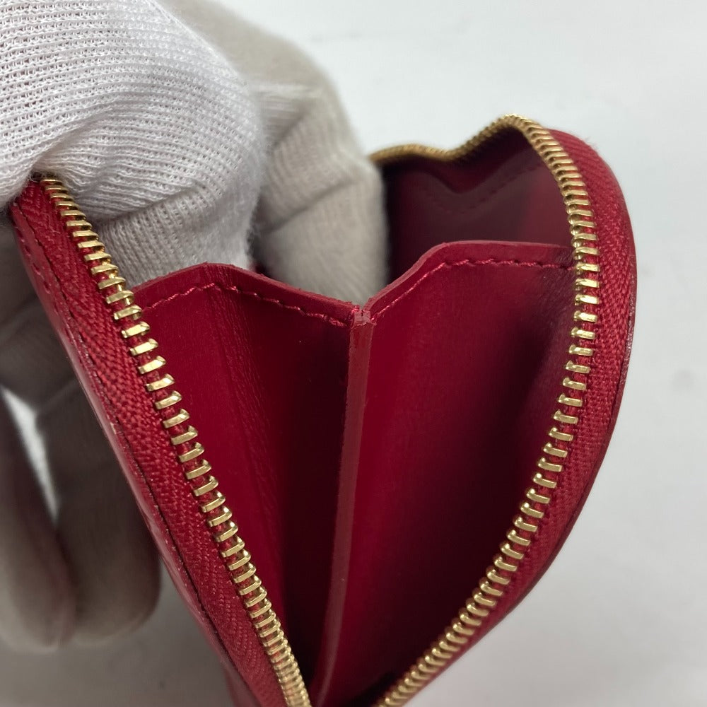 LOUIS VUITTON Coin case M93562 Monogram Vernis Canvas Red Monogram Vernis Porto Mon Coeur Women  d
