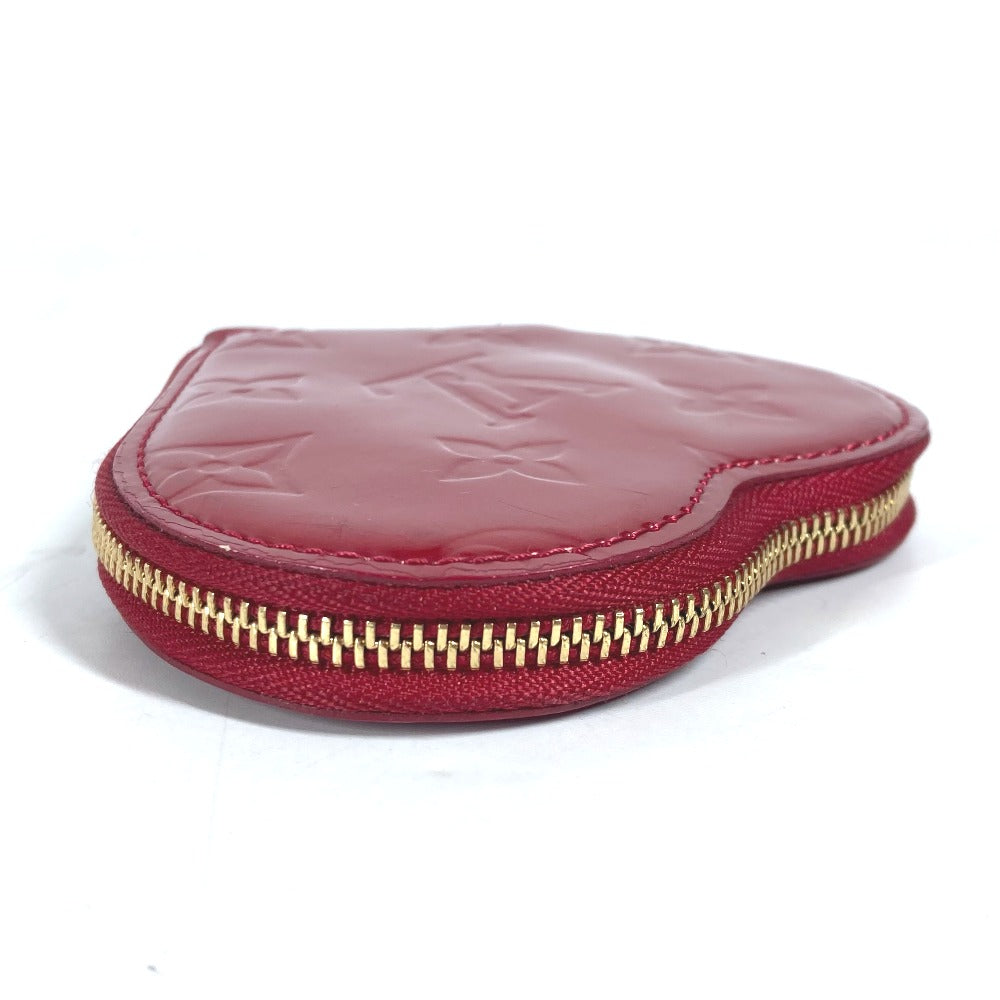 LOUIS VUITTON Coin case M93562 Monogram Vernis Canvas Red Monogram Vernis Porto Mon Coeur Women  d