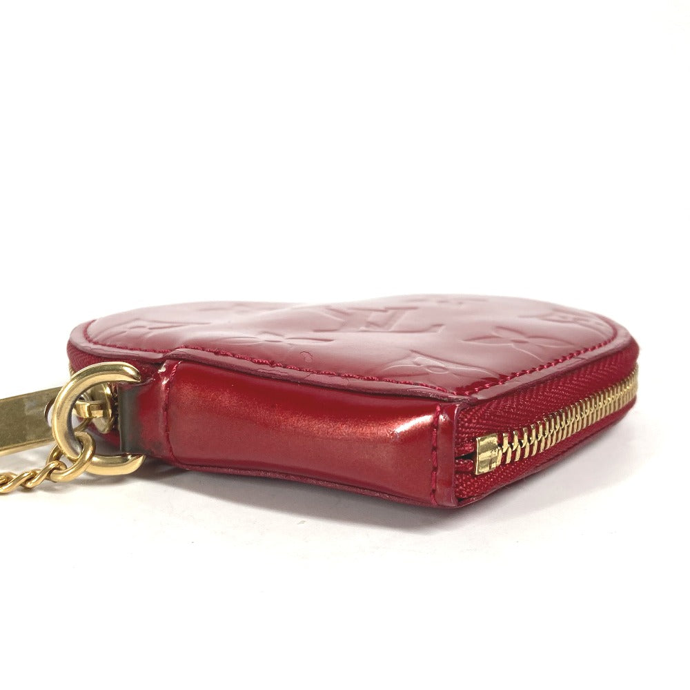 LOUIS VUITTON Coin case M93562 Monogram Vernis Canvas Red Monogram Vernis Porto Mon Coeur Women  d