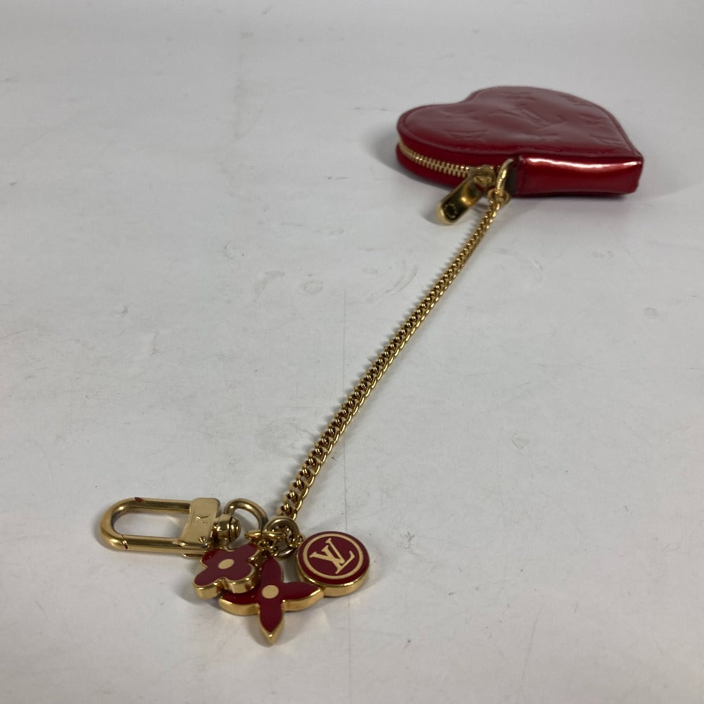 LOUIS VUITTON Coin case M93562 Monogram Vernis Canvas Red Monogram Vernis Porto Mon Coeur Women  d