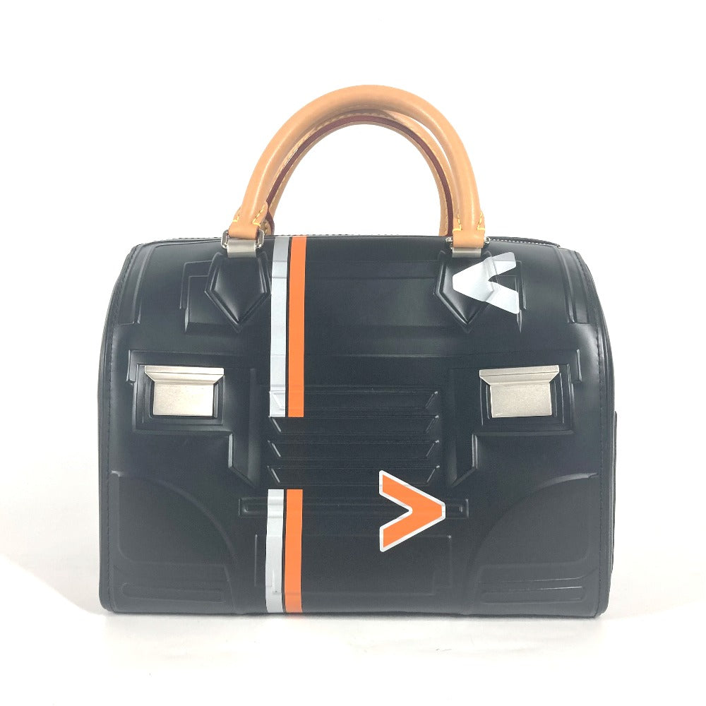 LOUIS VUITTON Handbag leather black Space Collection Speedy 25 mens  d