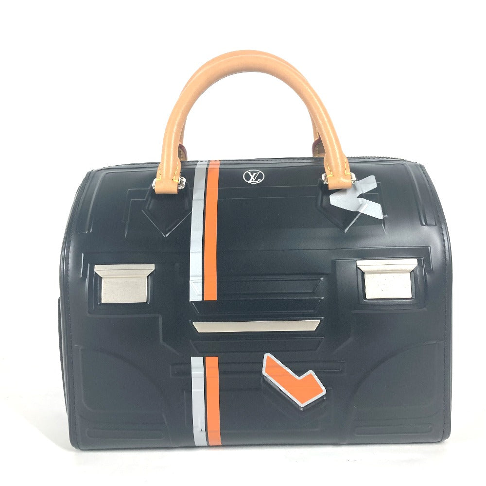 LOUIS VUITTON Handbag leather black Space Collection Speedy 25 mens  d