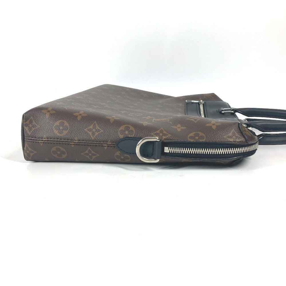 LOUIS VUITTON Business bag M54019 Monogram macacer canvas Brown Monogram macacer Porto de Cumanjour PDJ mens