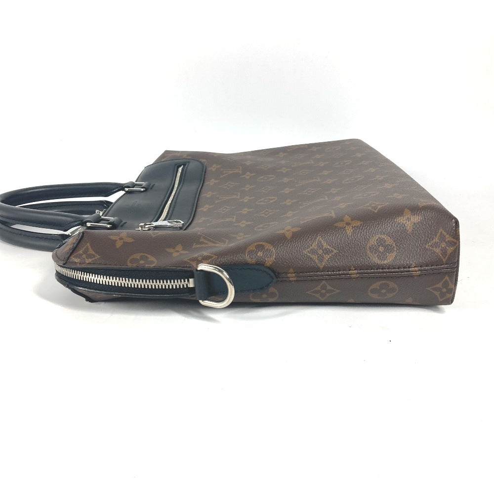 LOUIS VUITTON Business bag M54019 Monogram macacer canvas Brown Monogram macacer Porto de Cumanjour PDJ mens