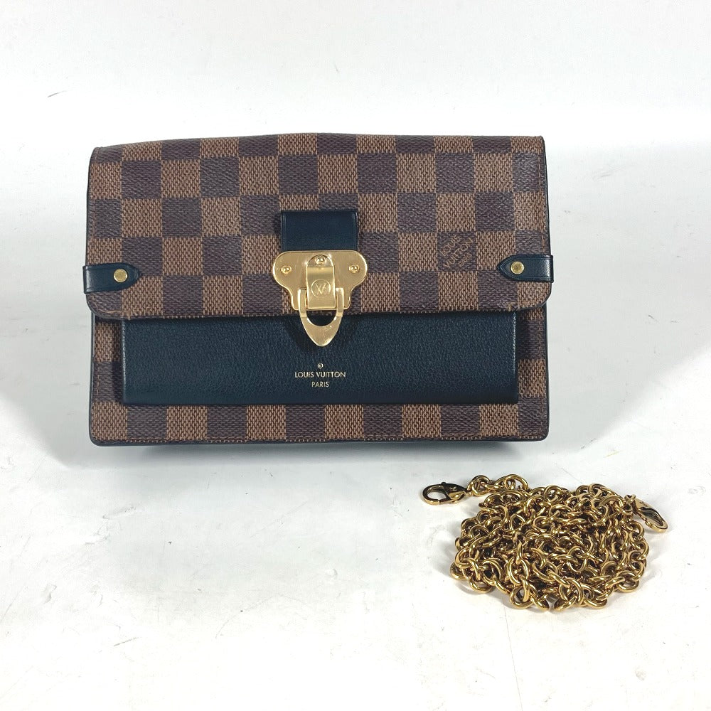 LOUIS VUITTON Long Wallet Purse N60221 Damier canvas Brown Damier Portefeuille�EVavinChain Women