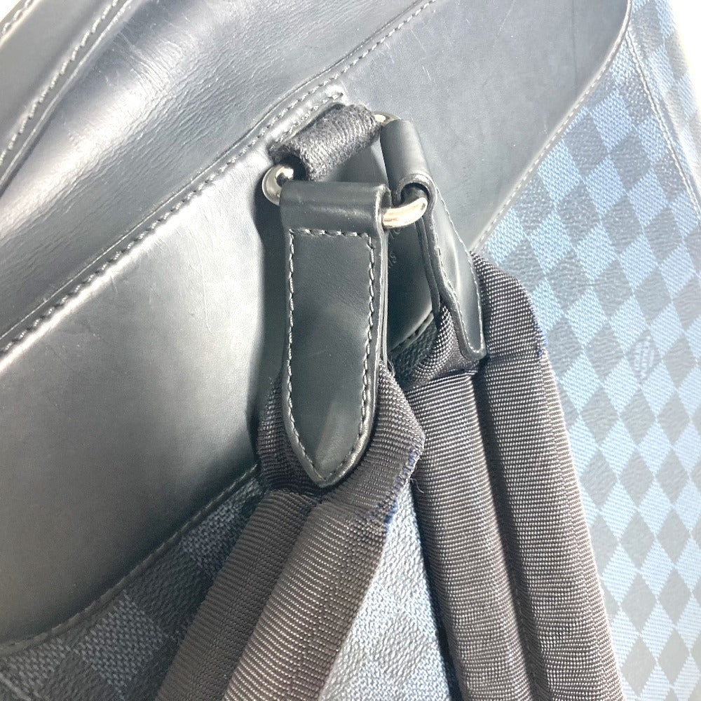 LOUIS VUITTON Backpack N41586 Damier Cobalt Canvas Navy Damier Cobalt Newport unisex(Unisex)  d