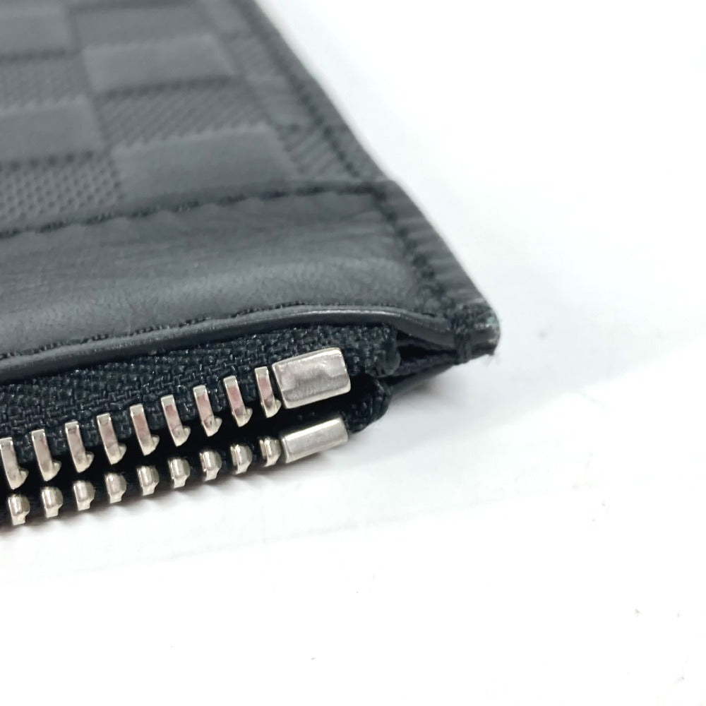 LOUIS VUITTON Clutch bag N60112 Damier Anfini Leather black Damier Anfini Pochette Discovery mens  d
