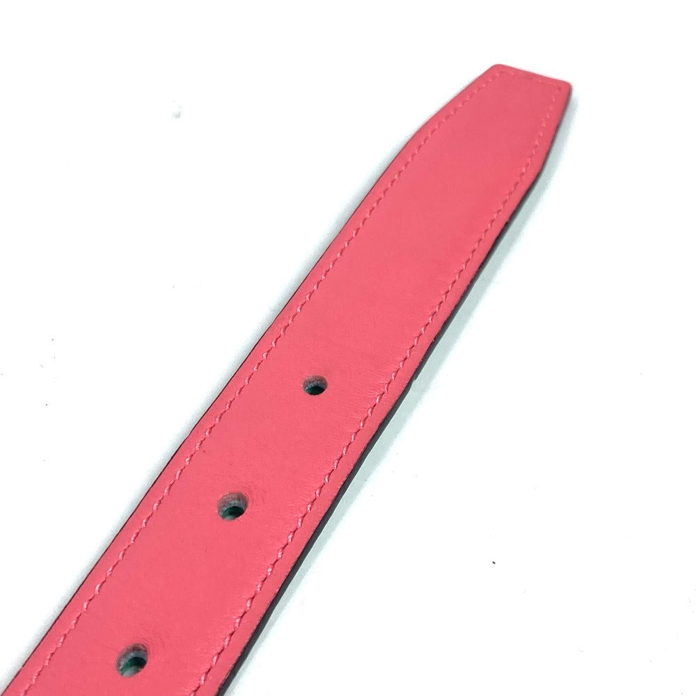 HERMES belt Epsom, Swift Pink x green Constance reversible H belt Women 75  d
