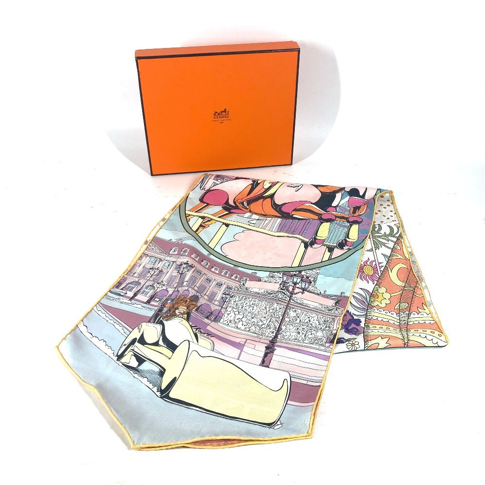HERMES scarf silk multicolor LE PREMIER CHANT WOW Women  d