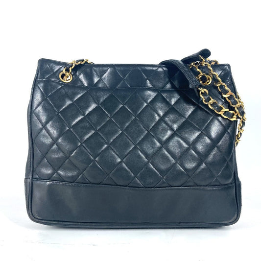 CHANEL Shoulder Bag lambskin black   Matelasse quilting CC COCO Mark logo