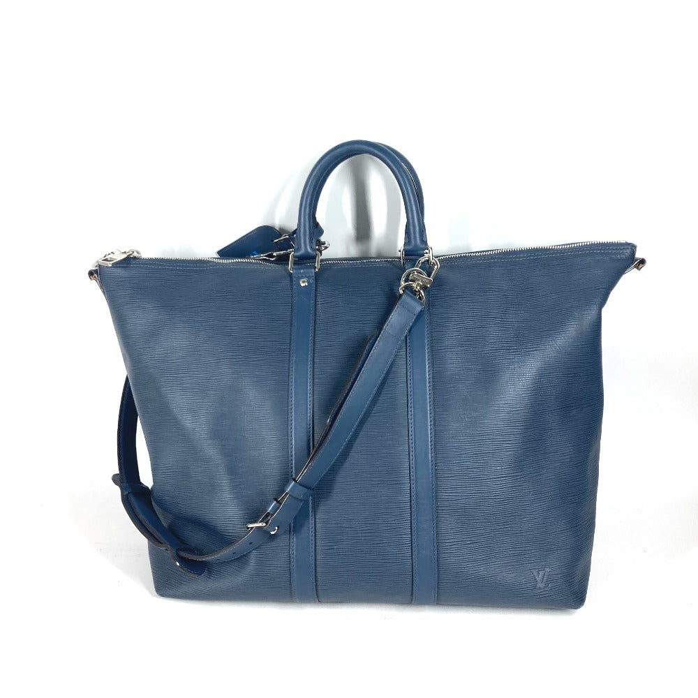 LOUIS VUITTON Boston Duffel bag M40895 Epi Leather blue Epi Hippopotamus unisex(Unisex)  d