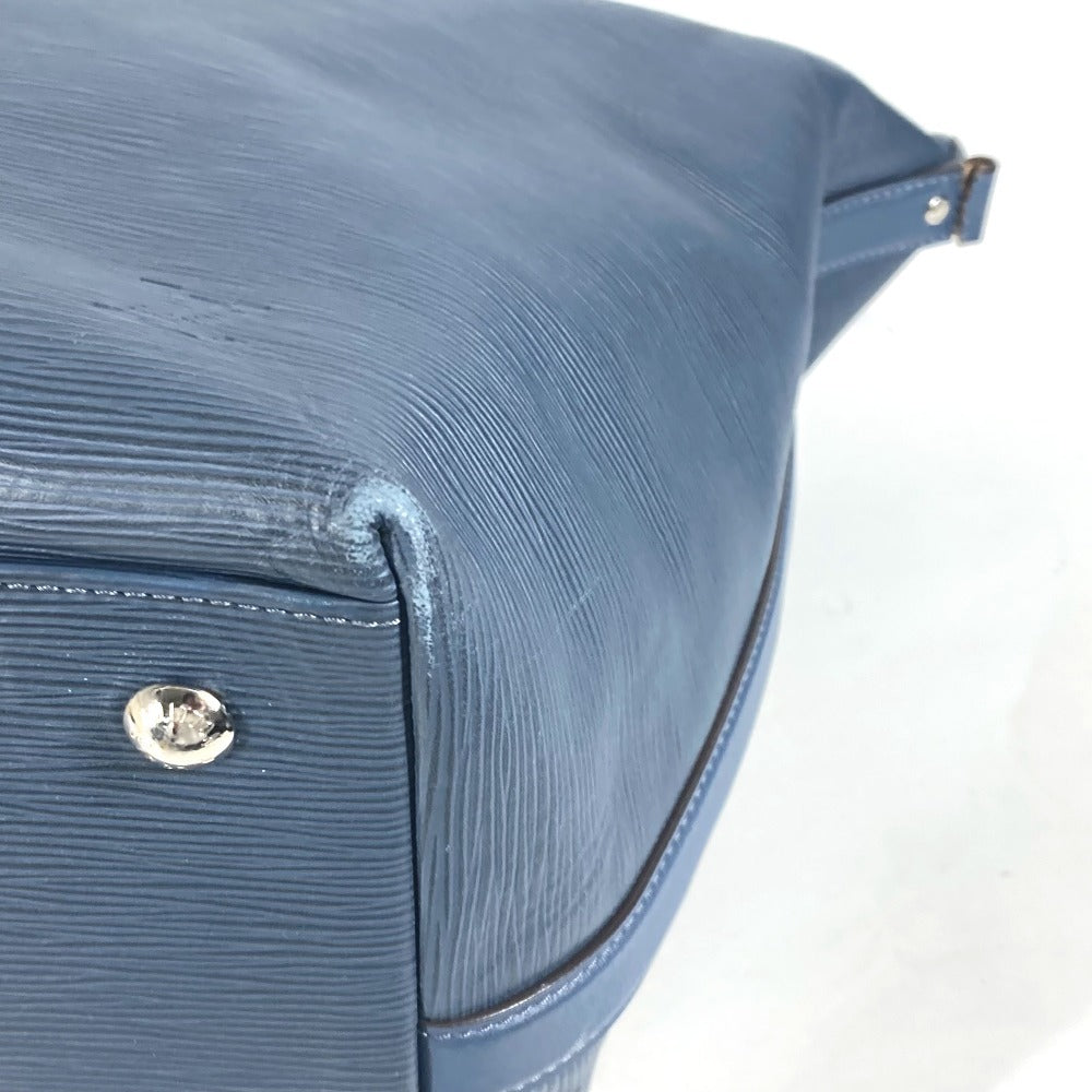 LOUIS VUITTON Boston Duffel bag M40895 Epi Leather blue Epi Hippopotamus unisex(Unisex)  d
