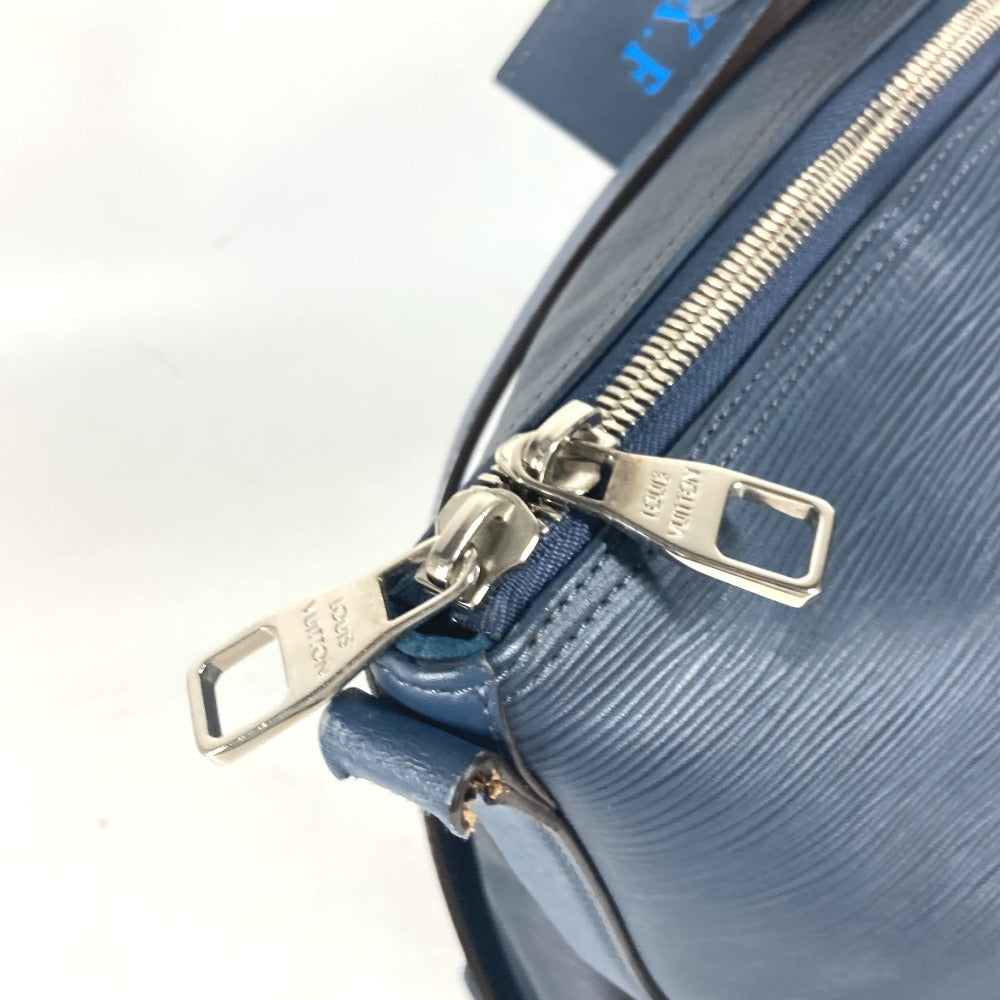 LOUIS VUITTON Boston Duffel bag M40895 Epi Leather blue Epi Hippopotamus unisex(Unisex)  d