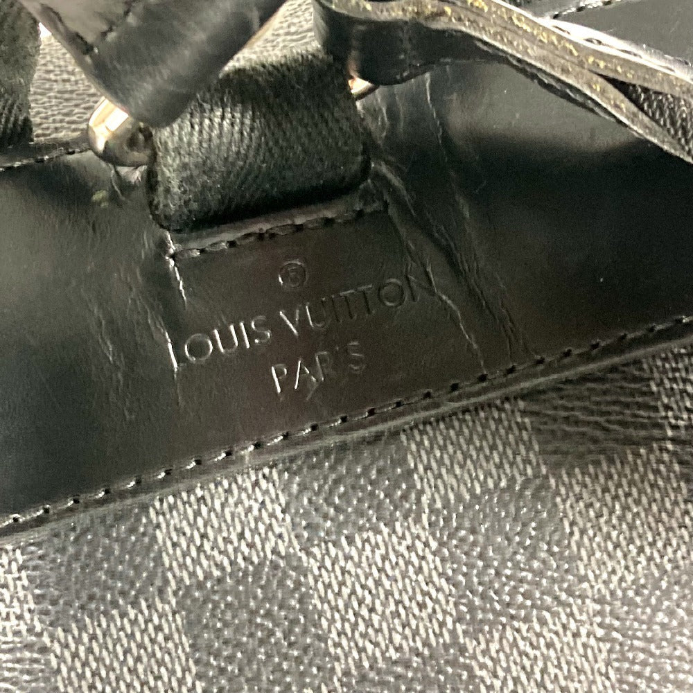 LOUIS VUITTON Backpack N41379 Damier Grafitto Canvas black Damier Grafitte Christopher MM mens  d