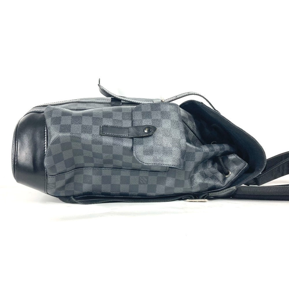 LOUIS VUITTON Backpack N41379 Damier Grafitto Canvas black Damier Grafitte Christopher MM mens  d