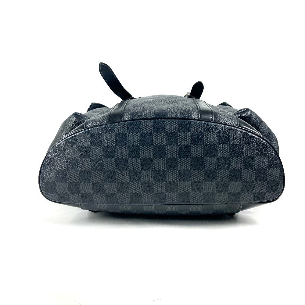 LOUIS VUITTON Backpack N41379 Damier Grafitto Canvas black Damier Grafitte Christopher MM mens  d
