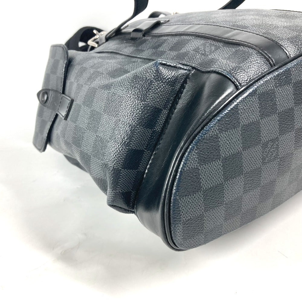 LOUIS VUITTON Backpack N41379 Damier Grafitto Canvas black Damier Grafitte Christopher MM mens  d