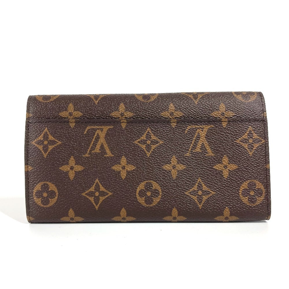 LOUIS VUITTON Long Wallet Purse M83580 Monogram canvas Brown Monogram Portefeuille�ESarah NM Women(Unisex)