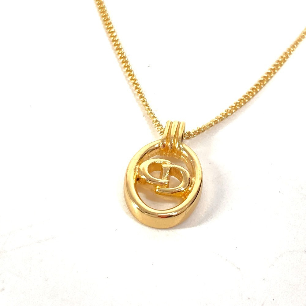 Dior Necklace metal gold   CD logo Women