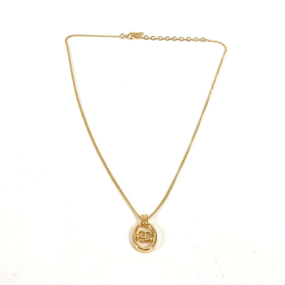 Dior Necklace metal gold   CD logo Women