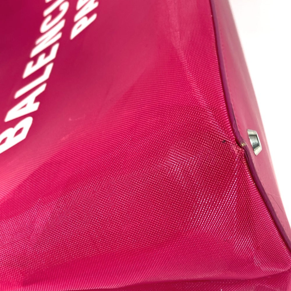BALENCIAGA Shoulder Bag 741605 Polyester, Lambskin pink Mesh pouch included DUTY FREE LARGE logo